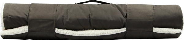 Wolters Reisedecke Vagabund mit Schaffell-Imitation Basic - Hundedecke für Zuhause und unterwegs